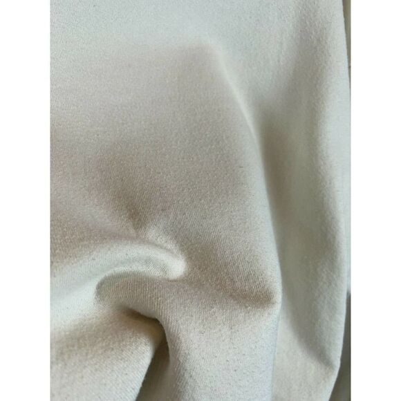 GOPHER vintage white collared knit pullover sweater top hearts floral size L - Picture 8 of 9